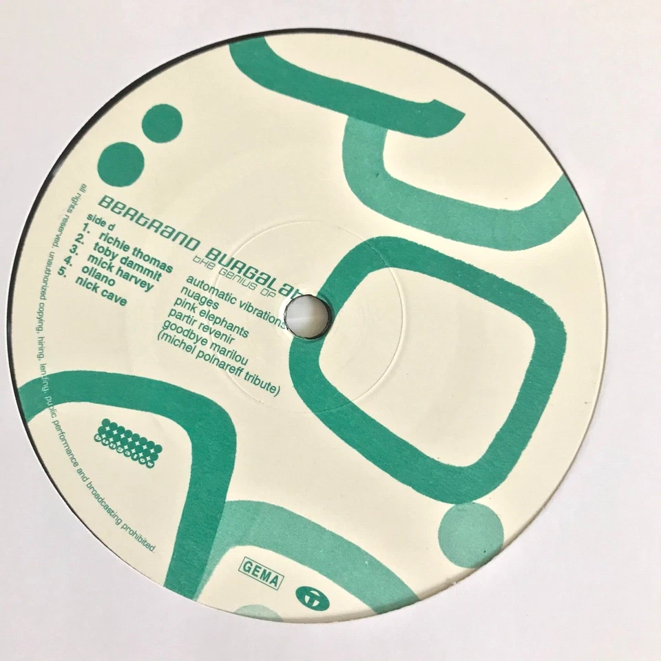 Bertrand Burgalat – The Genius Of 2 LP Vinyl Compilation - Nick cave, AIR, - Image 4 of 4