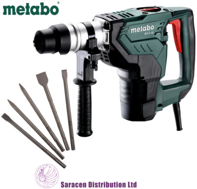 Metabo KH 5-40 SDS MAX KOMBIHAMMER, 240V & SDS MAX MEISSELSET - 600763500