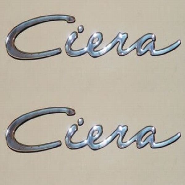 Bayliner Boats Ciera Silver 13 1/2 x 2 1/2 Raised Vinyl Marine Decals (Pair) eBay
