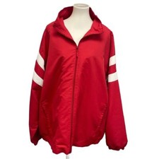 Badger Sport Mens 2XL Long Sleeve Full Zip Athletic Wind Breaker Jacket