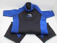 IST Proline Women's Mako IX 3mm Shorty Wetsuit, Black/Blue, Size ML