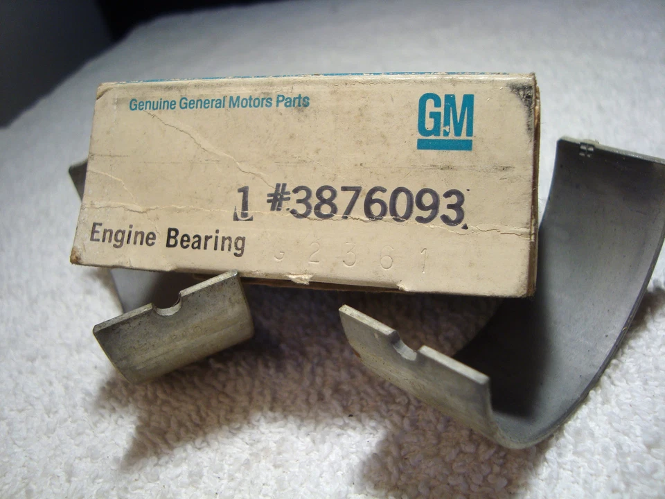 BEARING .002 Over ROD BEARING Engine NOS 3876093 CHEVROLET SS 396 1965-1967 G6 - Image 2 of 2