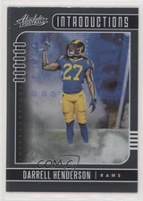 2019 Panini Absolute Introductions Darrell Henderson #4 08w3