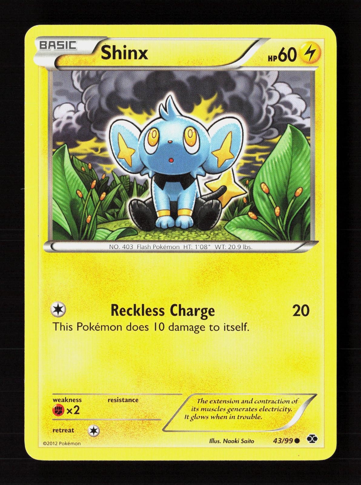 Shinx 43/99 Common Next Destinies Pokemon Near Mint