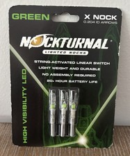 Nockturnal Green Lighted Nocks Nt-102 X .204 Arrow Nock Led Nockturnal Green Lighted Nocks Nt-102 X .204 Arrow Nock Led