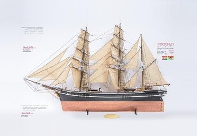 MARIS STELLA LTD - BARQUE STEFANO - 1:63 - WOODEN SHIP KIT - KIT# 990