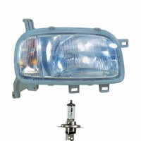 Halogen Scheinwerfer Frontscheinwerfer Links H4 FüR Nissan Micra II Inkl. Lampen