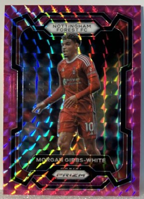 Morgan Gibbs-White 2023-24 Panini Prizm EPL Pink Mosaic #243 Nottingham Forest