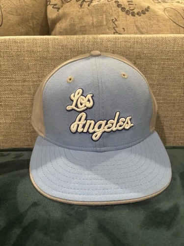 Los Angeles Lakers Blue Fitted Cap Hat Sz 7 New Era 59Fifty 5950 LA HW Classics