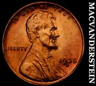 1935-D Lincoln Wheat Cent - Red Choice Gem Brilliant Unc  Lustrous  #G8885