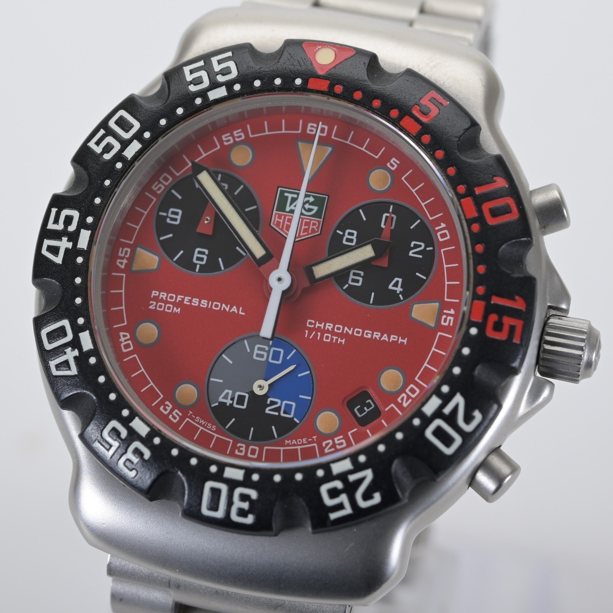 ラ*ん様 タグホイヤー／TAG Heuer Formula 1 CA1215 TAG Heuer Formula 1 Timekeeper CA1215 Red Dial Chrono 41mm