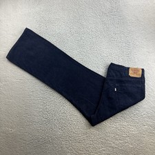 Vintage Levi's 517 Herren Cord Hose W40 L34 Blau Made in USA Bootcut Jeans 90s