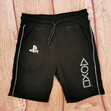Boys 6-7 Years Black PlayStation Shorts