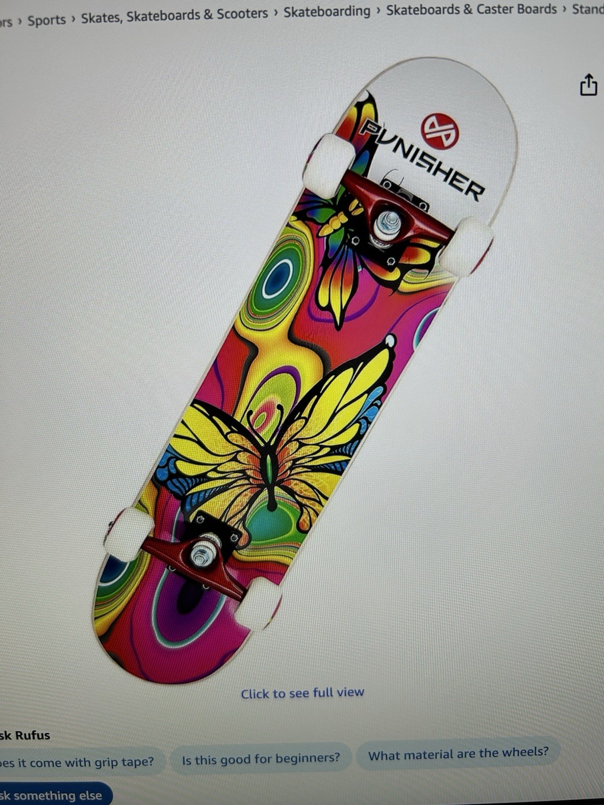 Butterfly Jive 31" Complete Skateboard