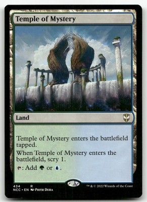 Temple of Mystery #434 (NM) Streets New Capenna NCC Magic MTG