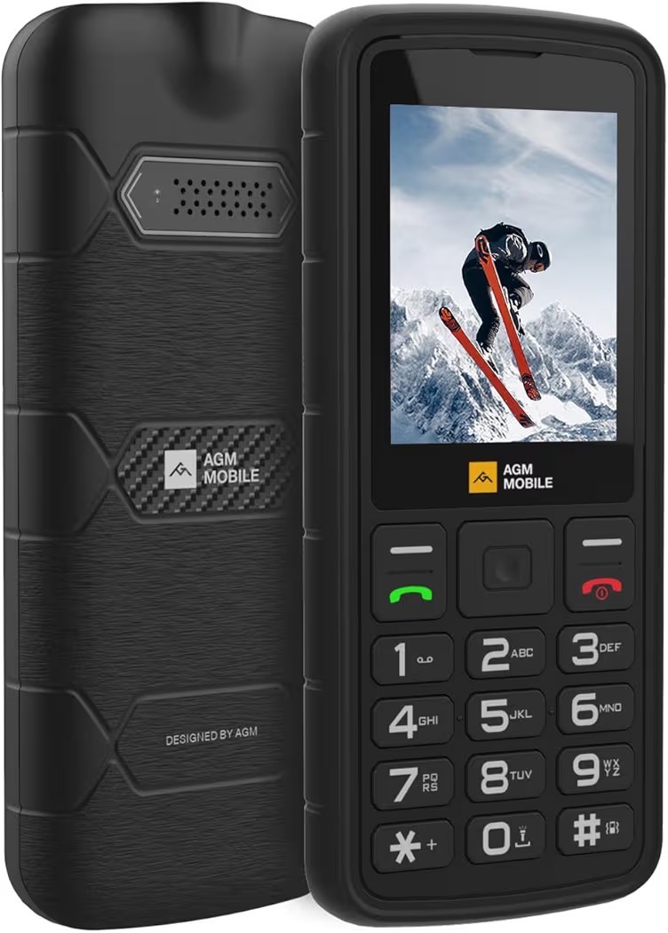 AGM M9 4G Rugged Feature Phone Button Cell Phone Bluetooth. 