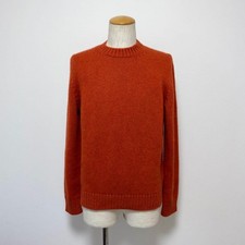 Berluti Cashmere Crew Neck Sweater Orange 2024 Winter Used