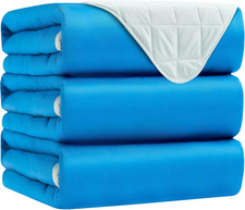 Waterproof Bed Pads Washable 18"X24", Bed Wetting Pads, 3 Pack