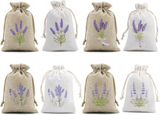 8 Pcs Empty Lavender Sachet Bags for Dried Flowers &