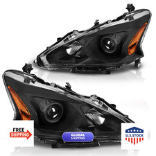 Dwvo Headlight Assembly Compatible 13 14 15 Altima Base 2013 2014 2015 Altima S