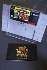 Super Pinball Behind the Mask | Super Nintendo (SNES) | Cartridge Only | TESTED!