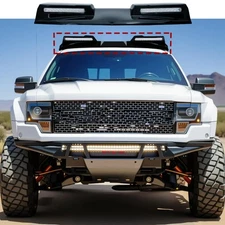 Roof Top Light Spotlights Lamp Bar LED DRL Fits For Ford F-150 F150 2021-2024