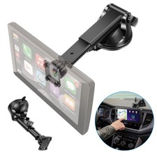 Suction Cup Car Mount for 7-11" CarPlay Screen Rotation Dashboard Monitor Holder