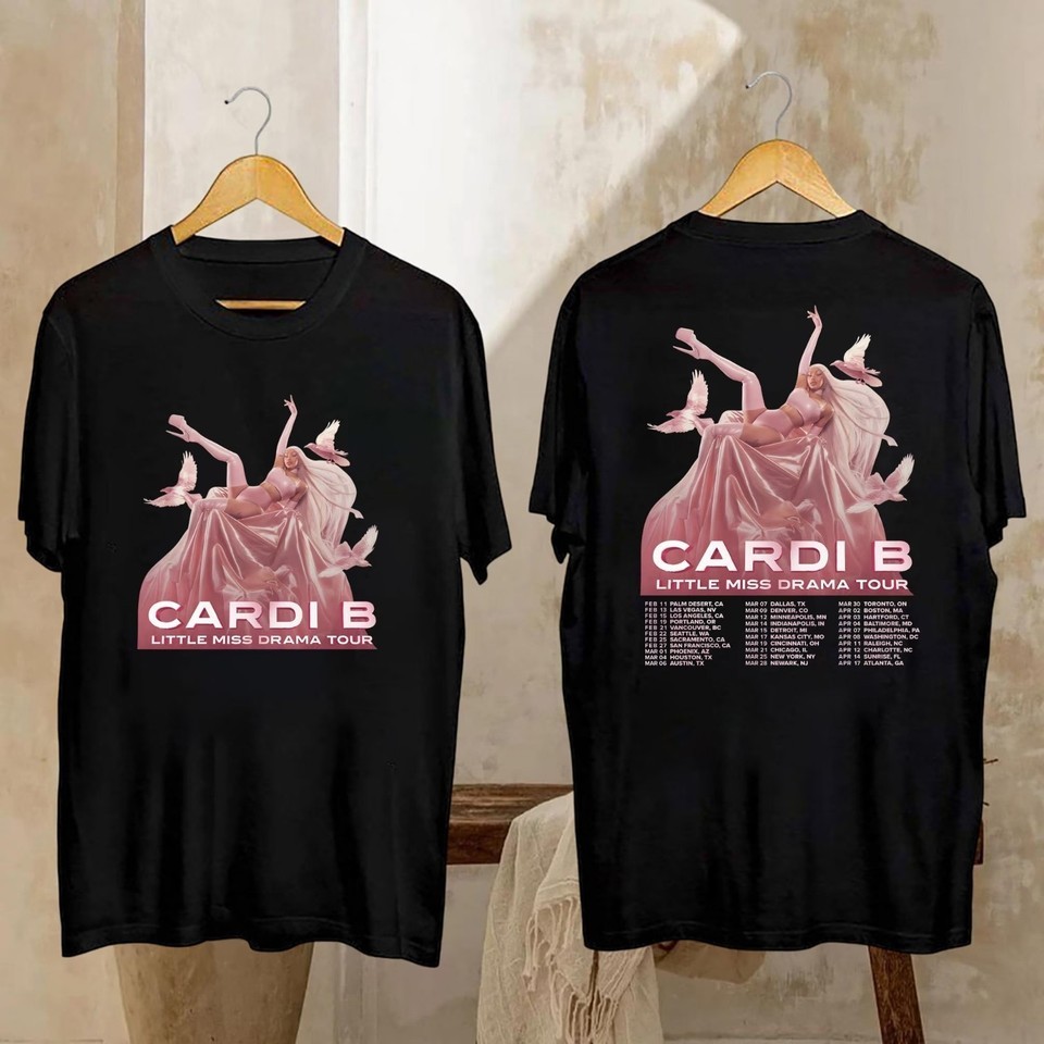 Cardi B Little Miss Drama Tour 2026 Cardi B Tour 2026 Inspired T-Shirt