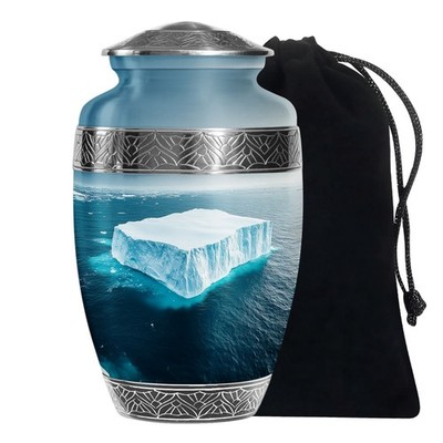Ocean Iceberg Urns For Human Ashes Adult Mother Decorative (10 Inch)
