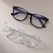 Blue Light Blocking Glasses, 2 Pack Blue Light Glasses Unisex, Blue Light Glasse