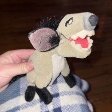 Vintage Disney Store The Lion King Banzai Mini 8” Bean Bag Plush Doll New