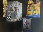 Vintage Marvel Figures Lot (3)  X-Men Wolverine Spider-Man The Infinity Saga