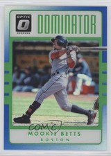 2017 Panini Donruss Optic Dominators Blue Prizm 5/149 Mookie Betts #D4 9bp