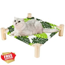 Patas Lague Cat/Dog Hammock, Small, Monstera Leaf