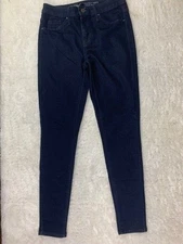 Mossimo Size 25 r Womens Jeans High Rise Jegging Power Stretch Dark Wash