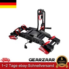 Fahrradträger Anhängerkupplung 2 Fahrräder E Bikes mit Fußpedal Vormontiert