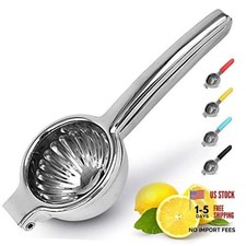 Large Silver Heavy Duty Lemon Squeezer - Premium Quality Stainless Steel