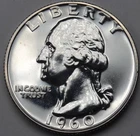 1960 25C Proof Washington Quarter Ships Free!