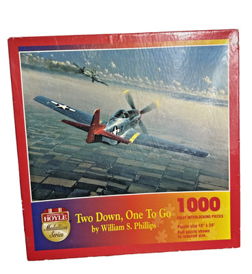 Hoyle Puzzle Two Down One To Go William Phillips New Medallion Series Airplanes