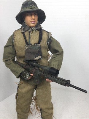 1/6 12インチサイズ U.S.M.C. Sniper Operation USMC Sniper - Operation Iraqi Freedom (MCCUU Desert BDU Version