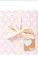 Allswell Littles Baby Crib 2-Pack Fitted Sheets, New, Warm Rainbow  Ecru