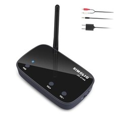 Long Range Bluetooth Audio Adapter, HiFi Wireless Adapter for Home Grey