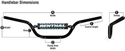Renthal Renthal Ricky Carmichael Silv, Honda CR/CRF 04-13, Renthal 971-08-si-01-