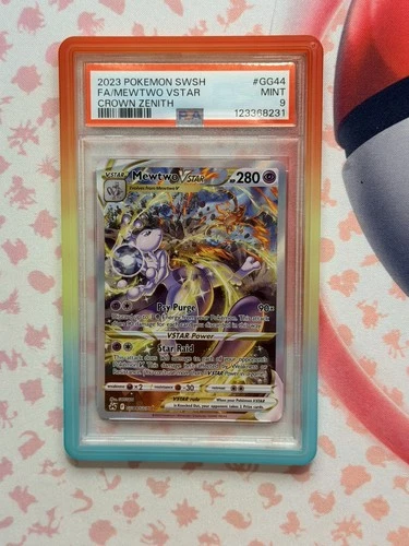2023 Pokemon Crown Zenith Mewtwo VSTAR #GG44/GG70 PSA 9