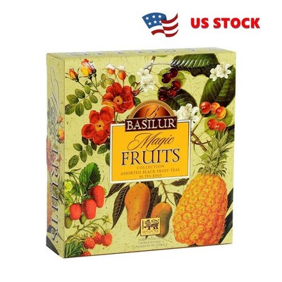 Basilur Pure Ceylon Magic Fruits Assorted Basilur Tea 40 Bags Sri Lanka