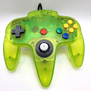 Nintendo 64 Wired Controller for N64 - TeknoGame® - Extreme Green - NEW IN BOX!