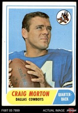 1968 Topps #155 Craig Morton Cowboys RC CAL 3 - VG