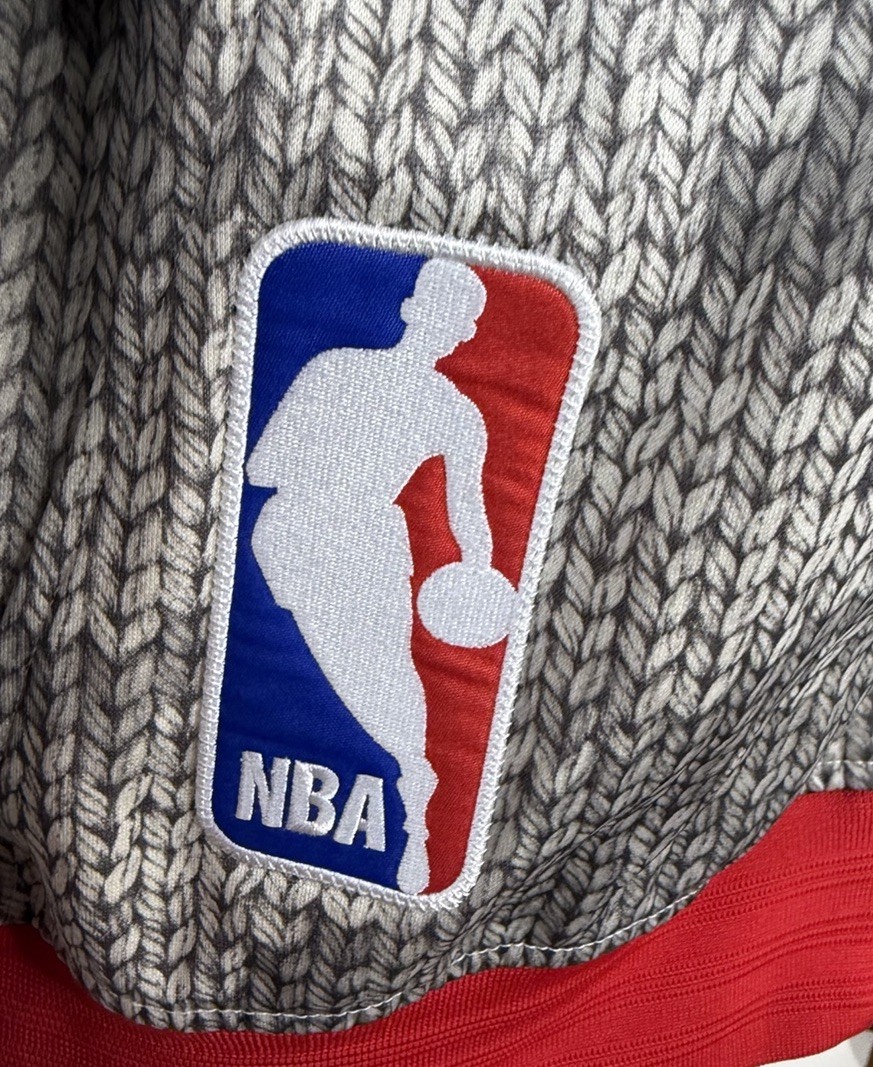 Adidas Three Stripe NBA Warmup Jacket Mens XL Tall Very Rare Rope Allover Print image 8