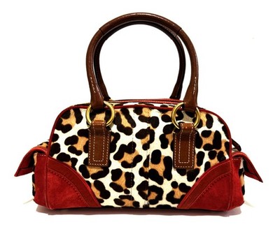 MINT Coach SOHO Y2K Ocelot Leopard Haircalf Pocket Tote Bag