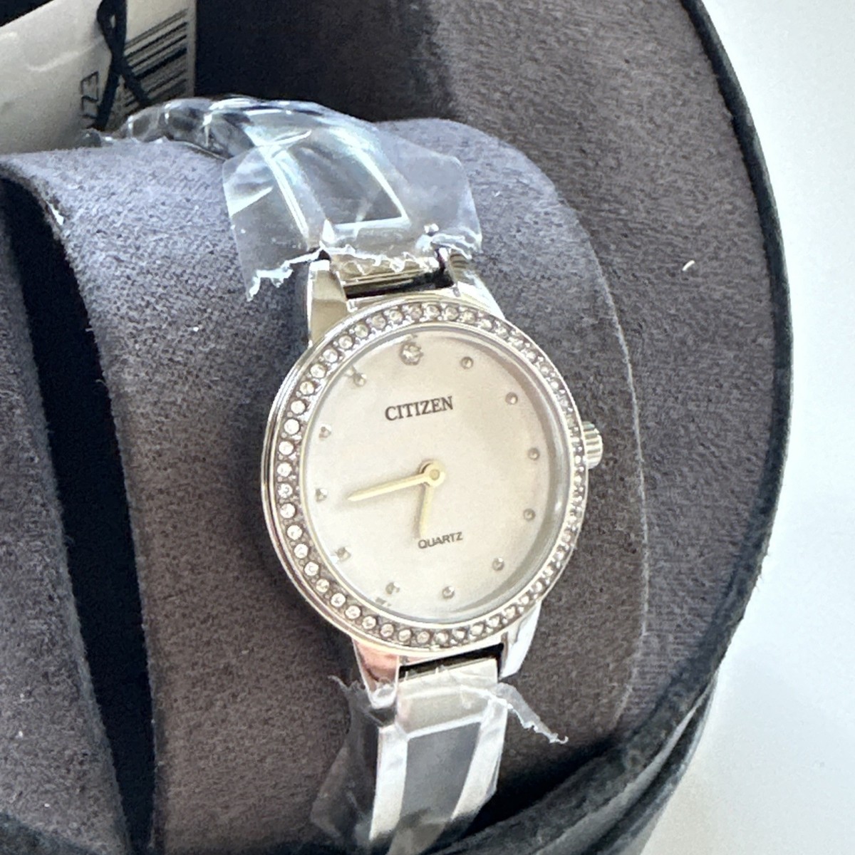 Citizen Quartz Crystal White Dial Ladies Watch EZ7011-88A | eBay